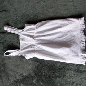 White mini dress